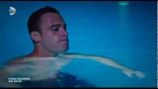 Kerem Bursin Havuza atlarken - Güneşi Beklerken 11 bolum
