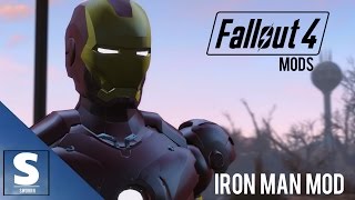 Fallout 4 MODS - NEW IRON MAN SUIT - NEW OVERPOWERED MISSILES, NEW FLYING MOD