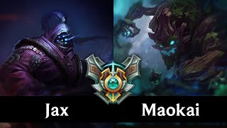 JAX vs MAOKAI (TOP) /// Korea Master /// Patch 8.1 /// Season 8
