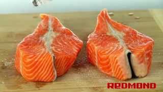 Форель жареная в мультиварке-скороварке REDMOND RMC-M4504