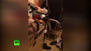Эксклюзивные кадры из комнаты семьи каннибалов в общежитии в Краснодаре