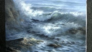 Paint with Kevin Hill - Close-up Ocean Wave