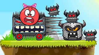 Красный Шар - мод на 1000 квадратов на уровне ! Игра Red Ball 4 mod 100 square шарик от Спуди
