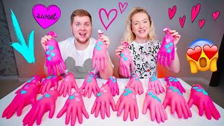 ТАЙНЫЕ ПЕРЧАТКИ СЛАЙМ ЧЕЛЛЕНДЖ ? ЛИЗУН из Случайных Ингредиентов Slime Challenge