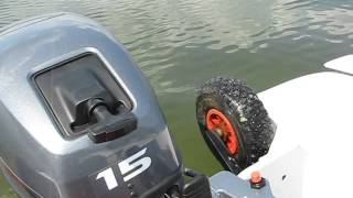 Первый запуск мотора Yamaha-15FMHS 2т.