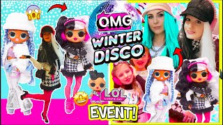 L.O.L. SURPRISE WINTER DISCO EVENT I BONNYTRASH und PATTI als LOL OMG FASHION DOLLS in  Real Life