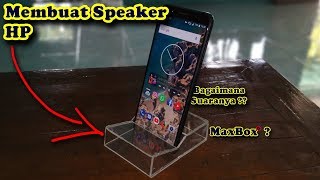 Speaker Tanpa Listrik Dari MIKA AKRILIK !!!