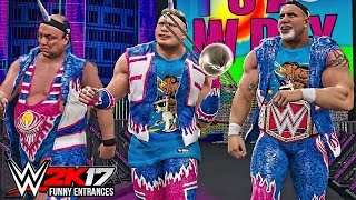 WWE 2K17 - Top 10 Funny Entrances ft John Cena, Goldberg, Undertaker, Triple H, Kane ( PS4 & XB1 )?