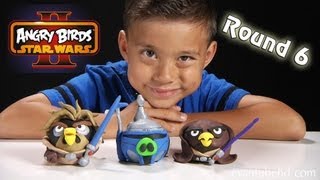 Angry Birds STAR WARS II Clay Models (Round 6) - Obi Wan Kenobi Bird, Jango Fett Pig, Mace Windu