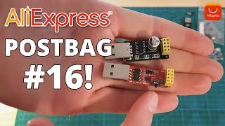 AliExpress Postbag #16 - Post bag / mailbag opening electrical items from China AliExpress, Banggood