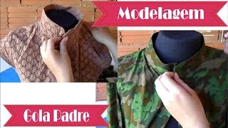 Molde Gola Padre - Aula Modelagem