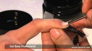 Tutorial de construcción de uñas de gel con molde TEN IMAGE. Cursos de uñas