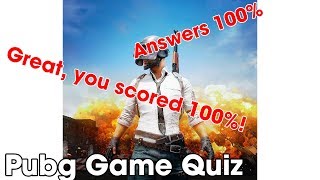 Pubg game Quiz Answers 100% | QuizHelp.Xyz