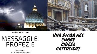 MESSAGGI E PROFEZIE - 14 MAGGIO 2019 - PIAGA NELLA CHIESA CATTOLICA?