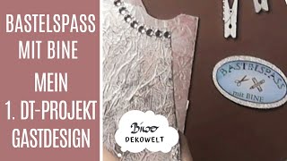 #Bastelspaß mit Bine Gastdesign 1. DT-Projekt Upcyling mit Toilettenpapier-Rollen