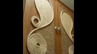 Интересные, необычные поделки из веревки