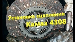 Установка сцепление (Trialli) и КПП на Камаз 4308