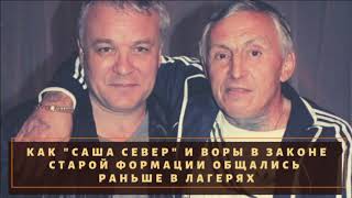 Как "Саша Север" и воры в законе старой закалки общались на зоне