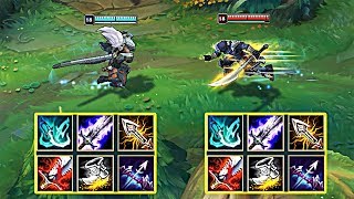YASUO vs MASTER YI FULL BUILD FIGHTS