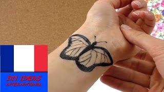 Tatouage temporaire à faire soi-même français