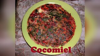 TORTILLA Y OMELETTE CON HOJAS DE REMOLACHA