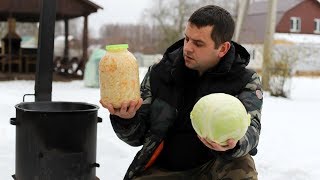 КАПУСТНЯК ПО-ПОЛЬСКИ В КАЗАНЕ НА КОСТРЕ