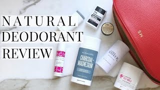 NATURAL DEODORANT REVIEW / SCHMIDT'S, AGENT NATEUR, PRIMAL PIT AND MORE! | Mikaela South