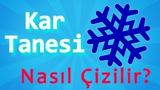Kar Tanesi Nasıl Çizilir? - How To Draw Snowflake