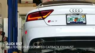 Milltek Exhaust on the Audi RS7