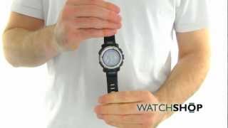 Men's Casio Pro Trek Wave Ceptor Alarm Chronograph Watch (PRW-2000-1ER)
