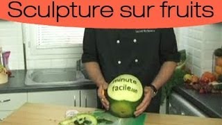 Décoration culinaire : sculpter une pastèque