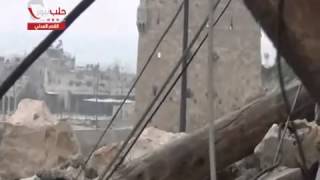 حلب القديمة :: رصد القصر العدلي في محيط قلعة حلب 22-1-20131م