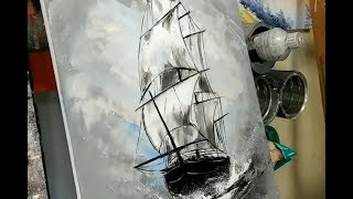 SAILBOAT IN THE STORM / FREE LESSON / ENGLISH SUBTITLES