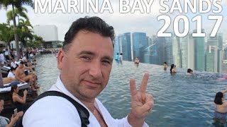 Бассейн на крыше MARINA BAY SANDS. Полный обзор