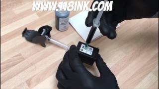 Ink cartridge refill instructions for the Hp Black 304 304xl 301 302 303 and XL versions