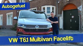 VW T6.1 REVIEW Volkswagen Multivan Facelift 2020 - Autogefuel