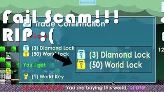 Growtopia | Fail Scam - 350WL #RIP