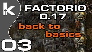 Factorio 0.17 | Back To Basics Ep 3 |  Bus Planning and Biter Visits