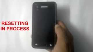 How to Hard Reset SAMSUNG GALAXY S ADVANCE GT-I9070 !