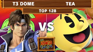 2GG Kongo Saga - CG | UCI | T3 DOME (Richter) VS Tea (Pac-Man) Top 128 - Smash Ultimate