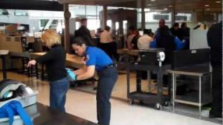 TSA Girl on Girl Pat Down Demonstration