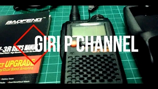 Baofeng UV-3R  - Reviu Singkat, cara seting RPU dan memory