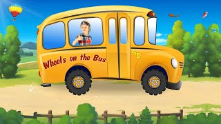 Wheels on the Bus | Nursery Rhymes & Kids Songs | We are in the Car