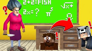 KORKUNÇ ÖĞRETMENDEN SAKLANABİLEN KAZANIR! ? - Minecraft