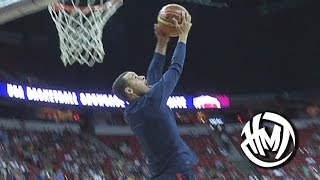 Steph Curry SICK Dunks In Warmups at USA But Knows His Limits