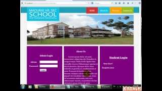 School Management System - PHP, MySql, CSS
