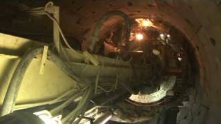 Tunnel boring machine Lovat RME232 in action in Sochi.