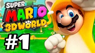 Super Mario 3D World Läpipeluu Osa 1 Eka Maailma (60fps)