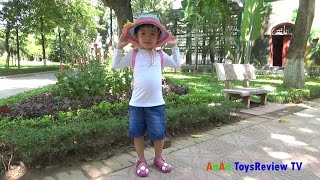 Bé đi chơi sở thú - Bé đi chơi công viên bách thú ❤ AnAn ToysReview TV ❤