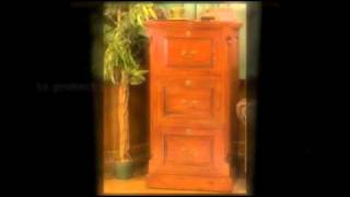 Stunning mahogany filing cabinet, solid wood, Hampshire Furniture
